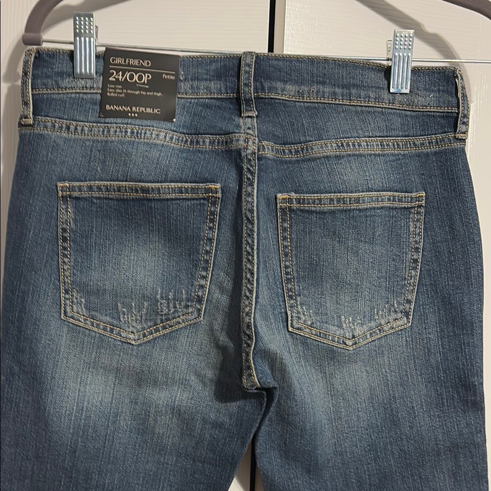 NWT Banana Republic girlfriend jeans size 24 00 petite